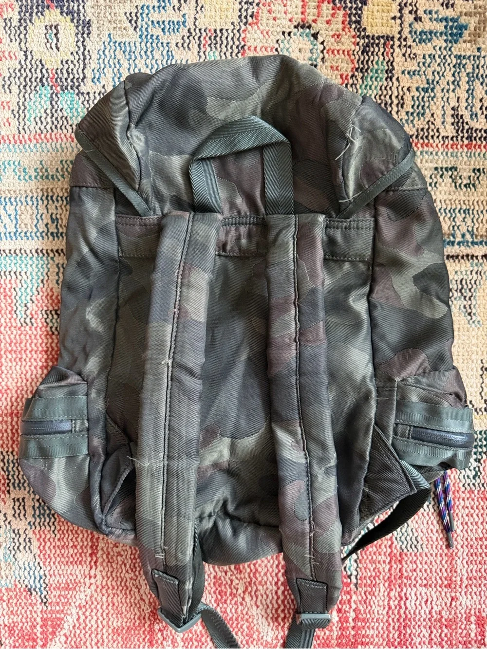 REBECCA MINKOFF CAMO NYLON BACKPACK